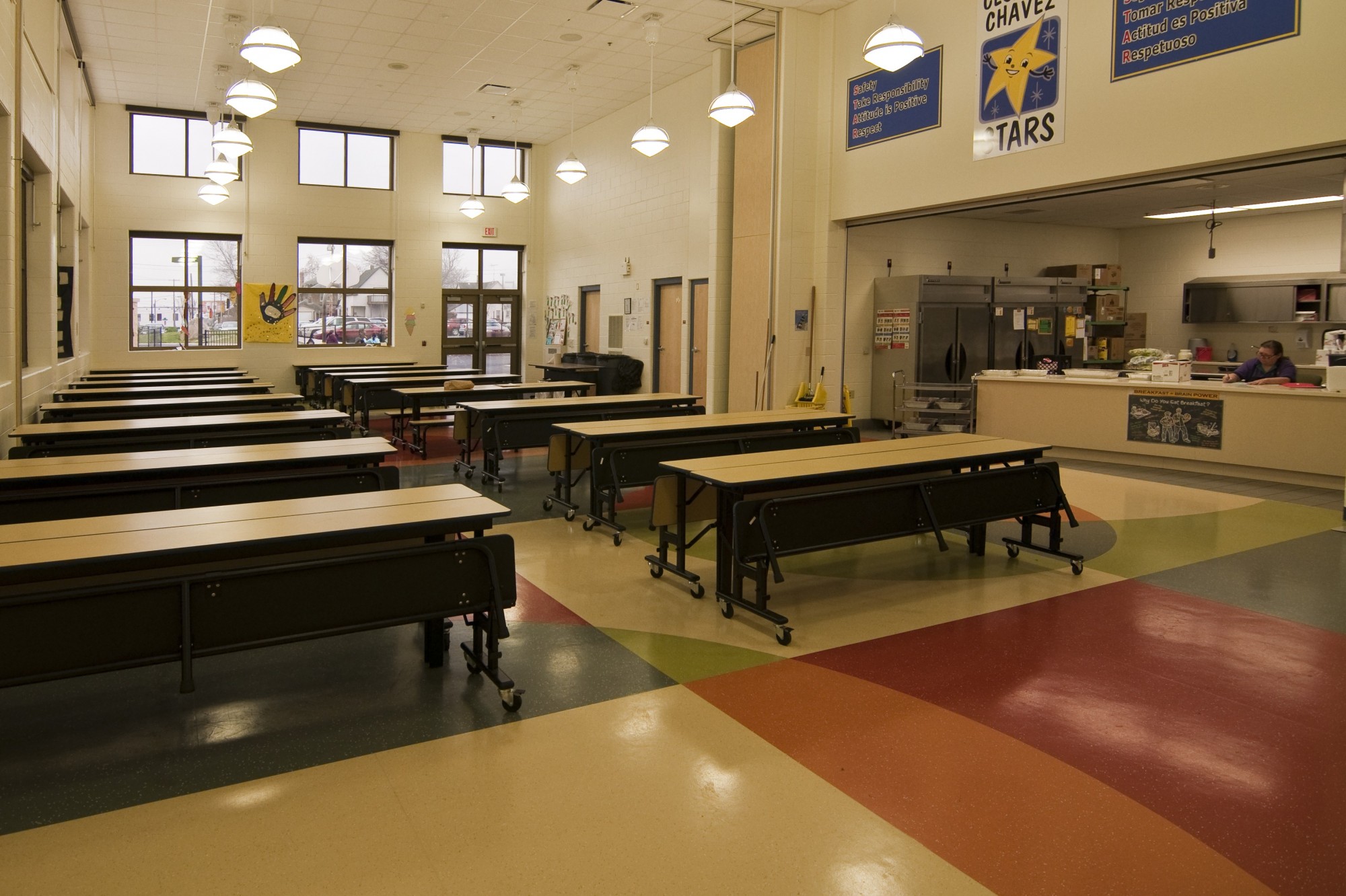 elementary school cafeteria